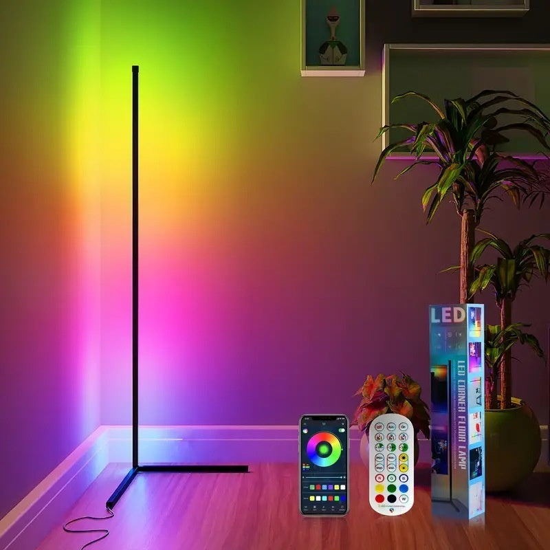 Lámpara LED RGB de Esquina premium - 3 secciones | Ambiente moderno