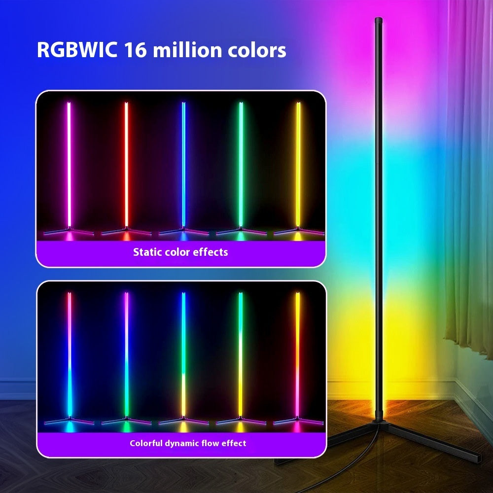 Lámpara LED RGB de Esquina premium - 3 secciones | Ambiente moderno
